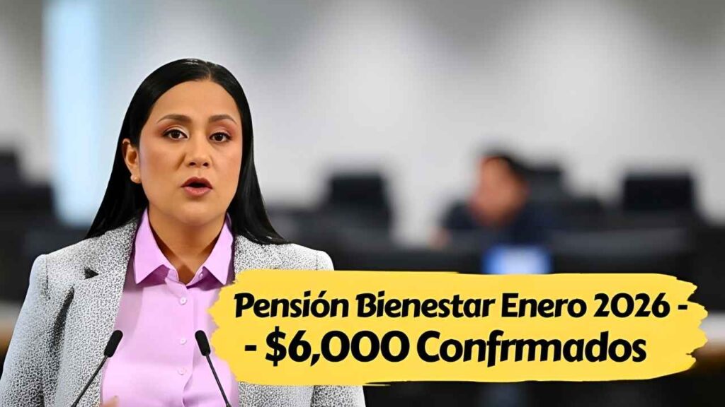 Pensión Bienestar enero 2026: $6,000 confirmados, quién cobra y calendario de pagos