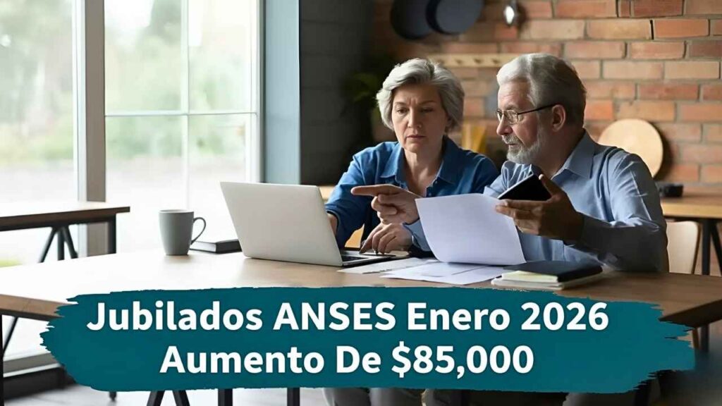 Jubilados ANSES enero 2026: aumento de $85,000, quién accede y cuándo se cobra