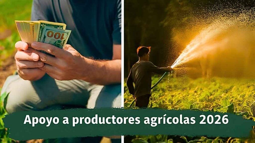 Apoyo a productores agrícolas 2026: $7,000 mensuales, quiénes califican y fechas de pago