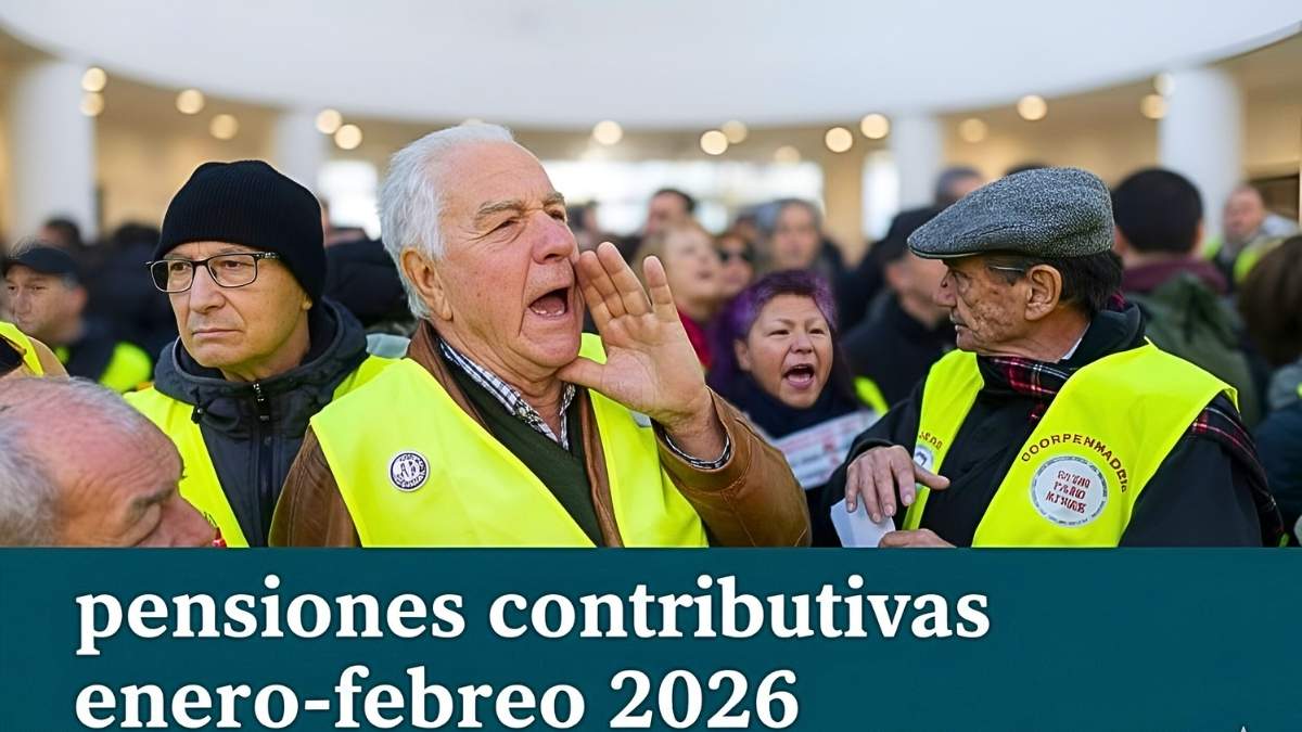 pensiones contributivas enero-febrero 2026, quién cobra, cuánto y cómo inscribirse